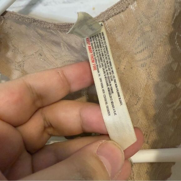 Free People Intimately Galloon Racerback Bralette Nude Size Medium - Picture 6 of 6